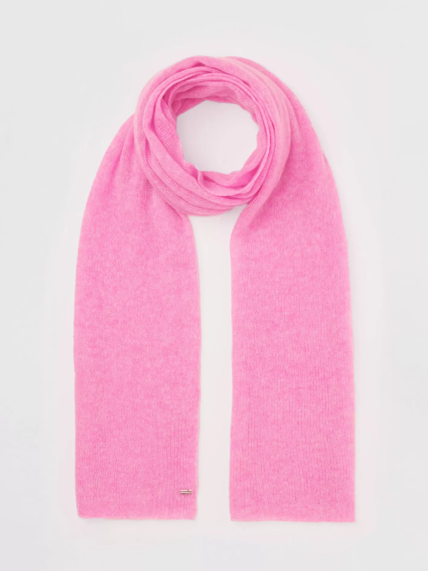 Organic Cashmere<REPEAT cashmere Loose Knit Organic Cashmere Scarf With Rib Details Blossom