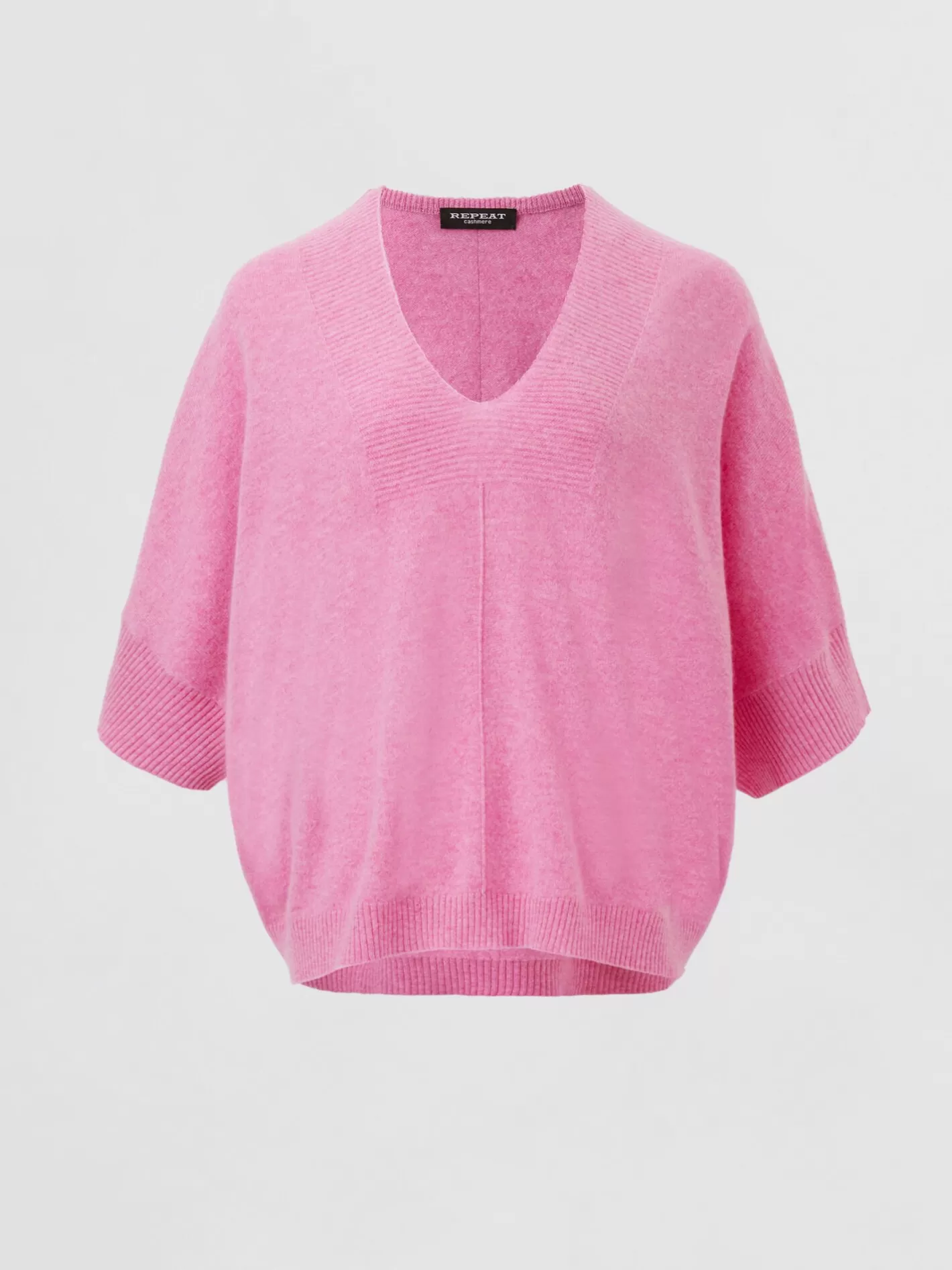 Organic Cashmere<REPEAT cashmere Oversized Sleeveless Organic Cashmere Sweater Blossom