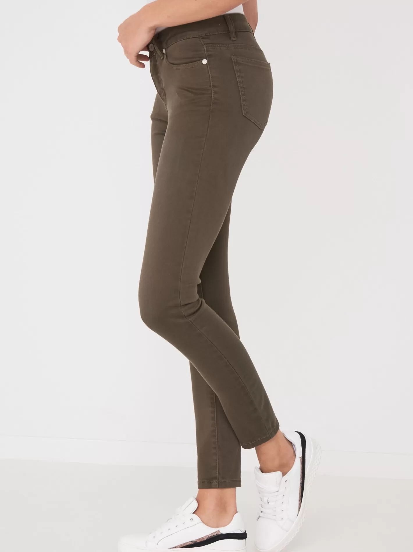 Pants<REPEAT cashmere Skinny Women's Pants Khaki