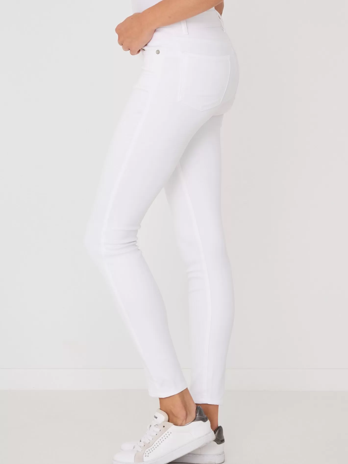 Pants<REPEAT cashmere Skinny Women's Pants White