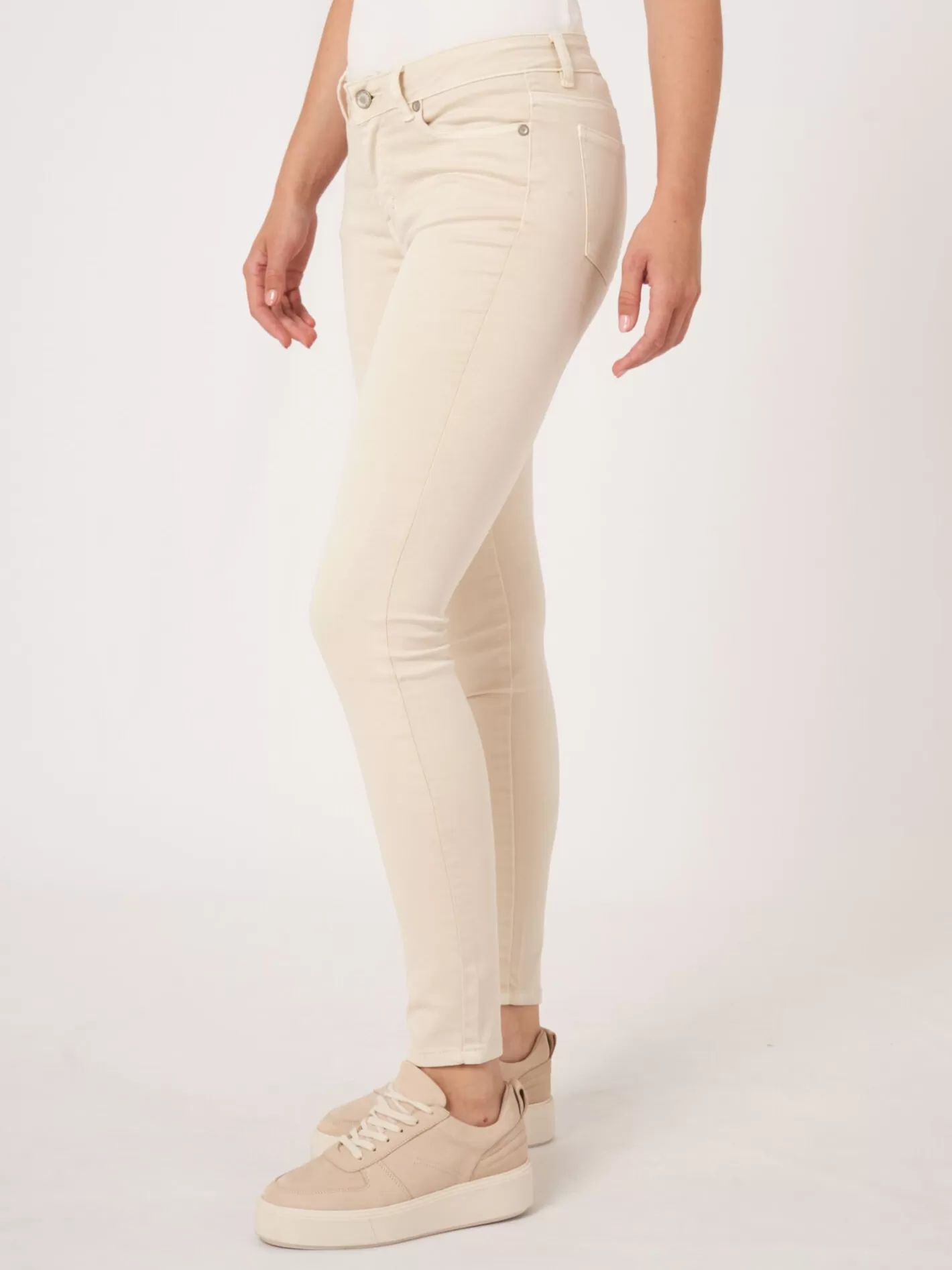 Pants<REPEAT cashmere Skinny Women's Pants Ivory