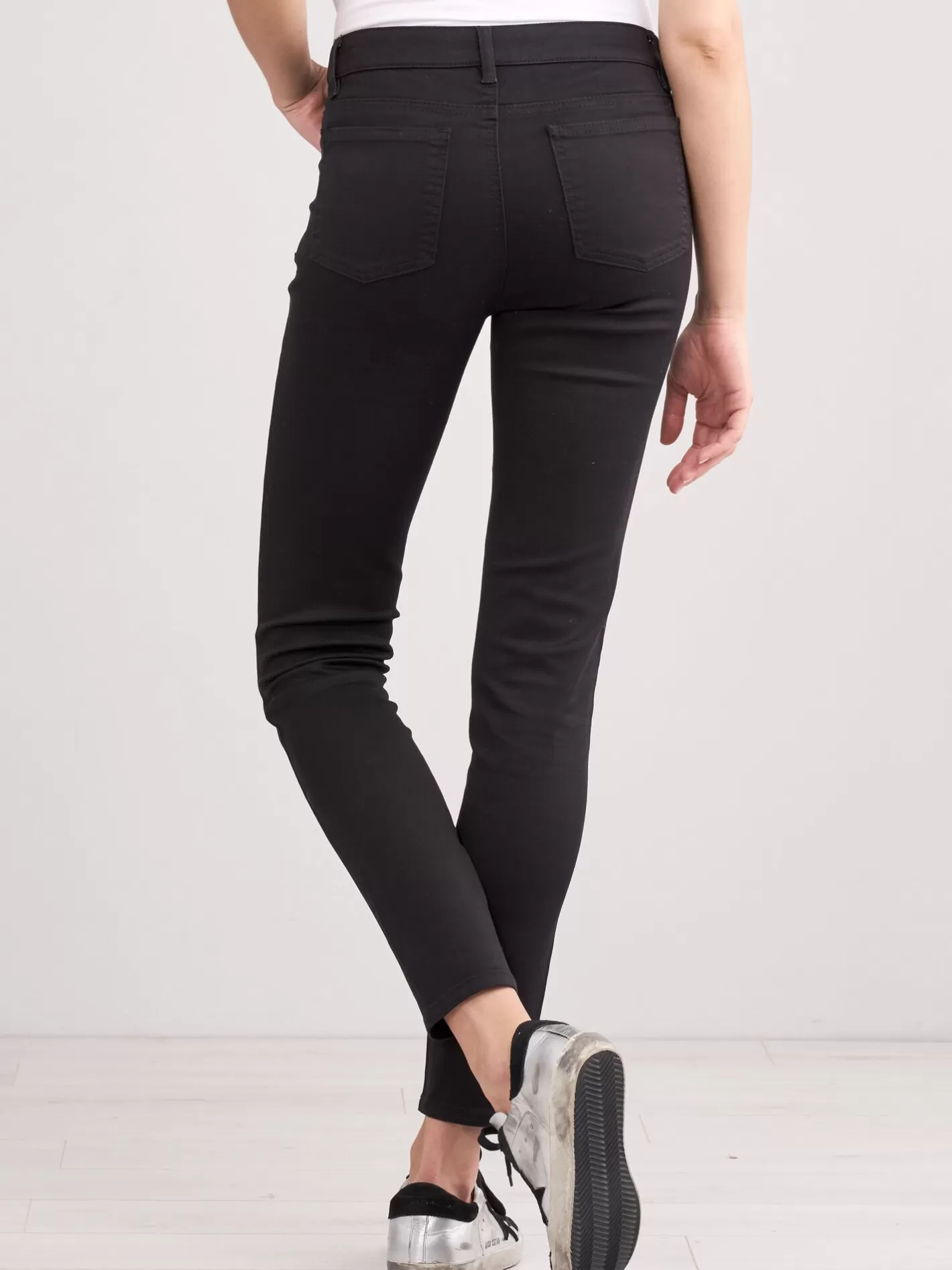 Pants<REPEAT cashmere Skinny Women's Pants Black