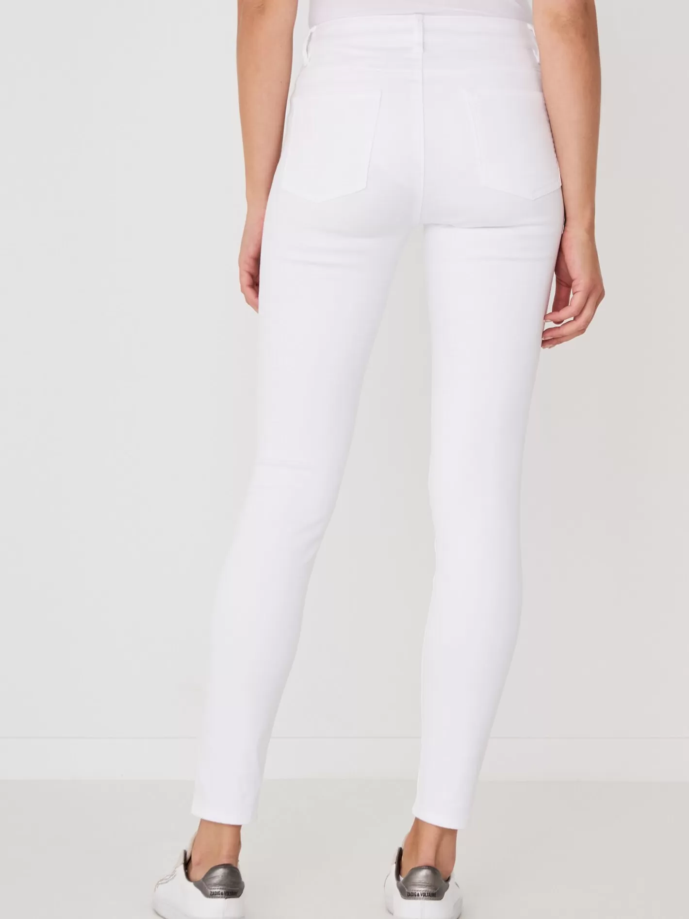 Pants<REPEAT cashmere Skinny Women's Pants White