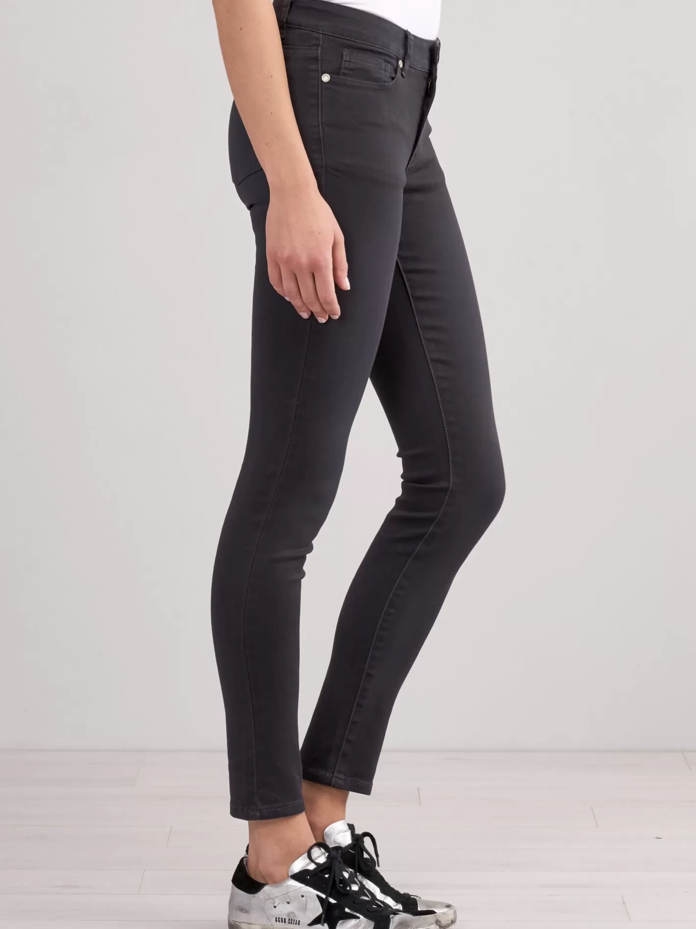 Pants<REPEAT cashmere Skinny Women's Pants Dark Grey