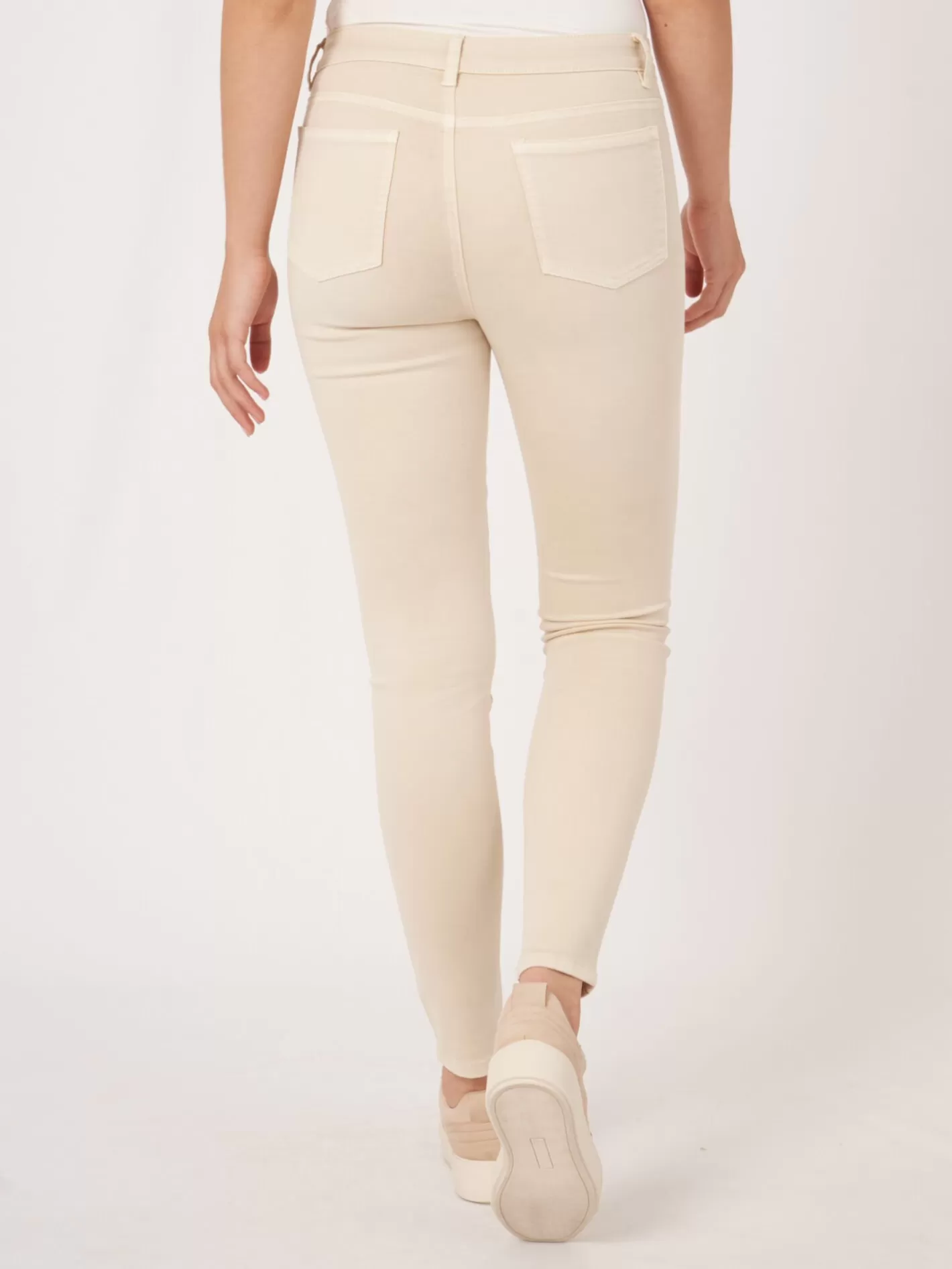 Pants<REPEAT cashmere Skinny Women's Pants Ivory