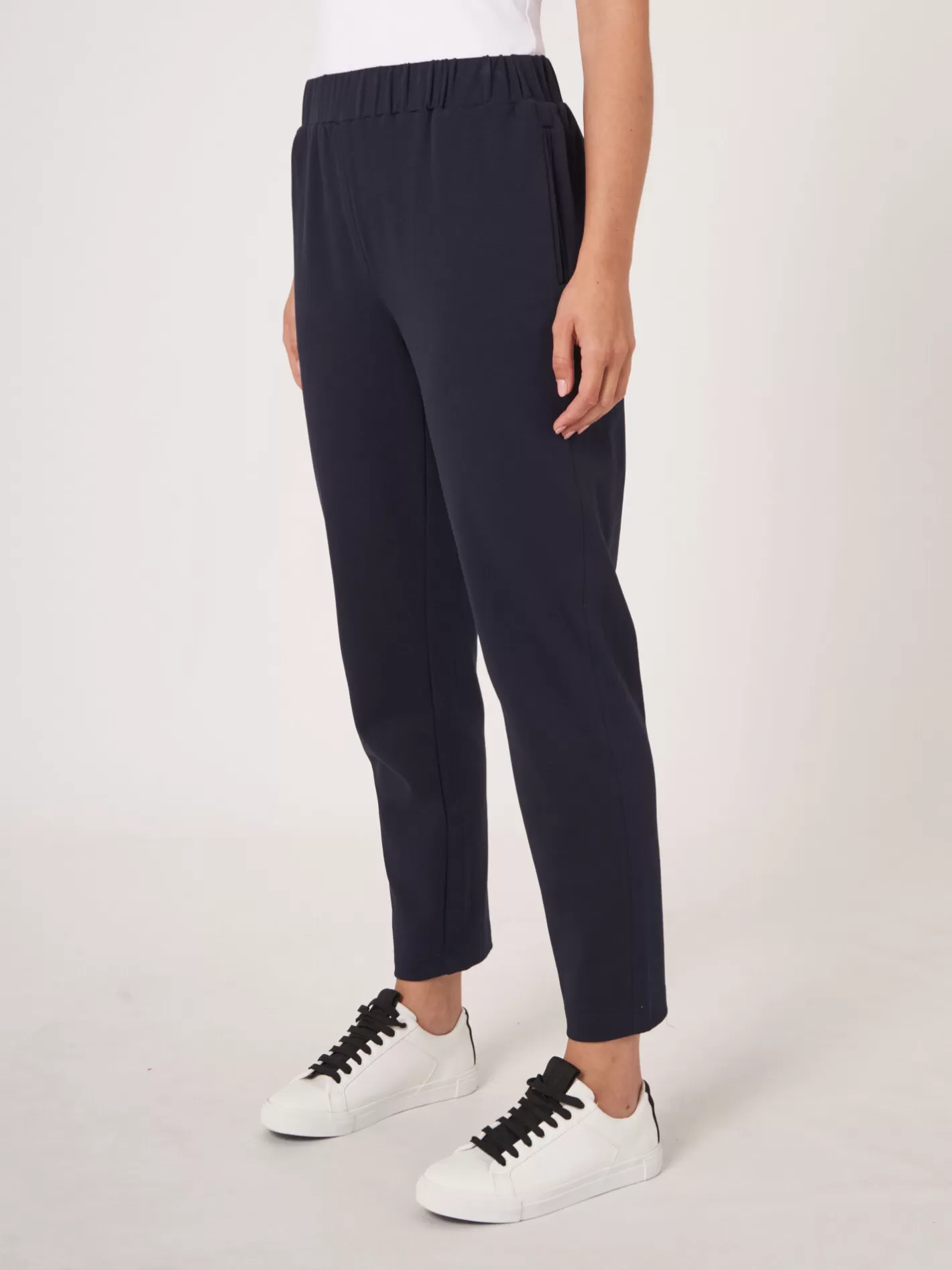 Pants<REPEAT cashmere Soft Cotton Blend Sweatpants Navy